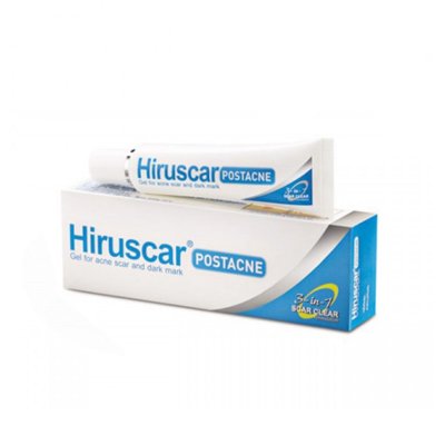 ฮีรูสการ์ โพสต์แอคเน่ เจลแต้มแผลเป็นจากสิว 10กรัม (Hiruscar Postacne Gel for Acne Scar and Dark Mark 10g)