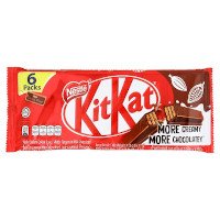 ราคา คิทแคท ช็อกโกแลตนมสอดไส้เวเฟอร์ 17กรัม x 6 ห่อ (Kit Kat Milk Chocolate Coated Wafer Fingers 17g x 6pcs)
