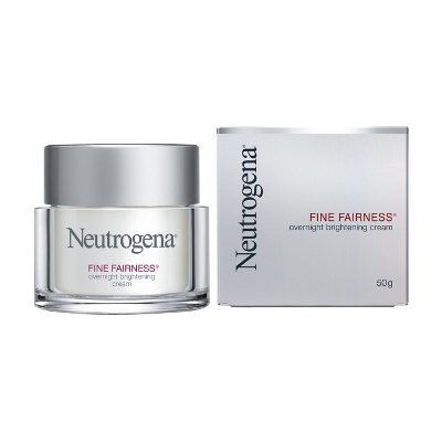 นูโทรจีนา ไฟน์ แฟร์เนส โอเวอร์ไนท์ ไบร์ทเทนนิ่ง ครีม ผลิตภัณฑ์ ครีมบำรุงหน้า สำหรับกลางคืน 50 กรัม (Neutrogena Fine Fairness Overnight Brightening Cream 50g)