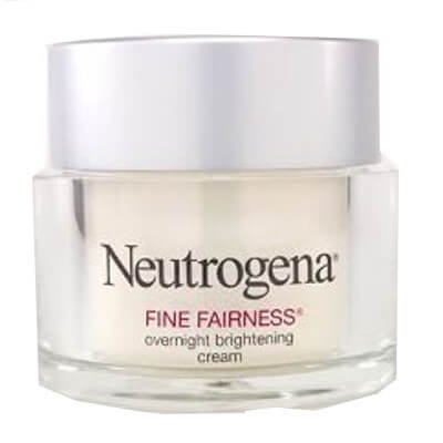 นูโทรจีนา ไฟน์ แฟร์เนส โอเวอร์ไนท์ ไบร์ทเทนนิ่ง ครีม ผลิตภัณฑ์ ครีมบำรุงหน้า สำหรับกลางคืน 50 กรัม (Neutrogena Fine Fairness Overnight Brightening Cream 50g)