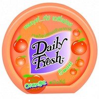 เดลี่เฟรช สมาร์ท เจลก้อนหอมปรับอากาศ กลิ่นส้ม 60กรัม (Daily Fresh Smart Orange Air Freshener 60g)