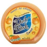 เดลี่เฟรช สมาร์ท เจลก้อนหอมปรับอากาศ กลิ่นส้ม 60กรัม (Daily Fresh Smart Orange Air Freshener 60g)