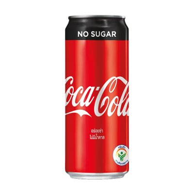 โค้ก ซีโร่ เครื่องดื่มอัดลม 325 มล. (Coca Cola Zero Carbonated Drink 325ml)