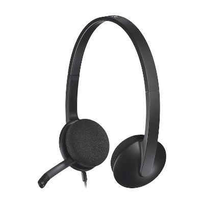 Logitech USB Headset with Noise-Cancelling Mic หูฟัง รุ่น H340