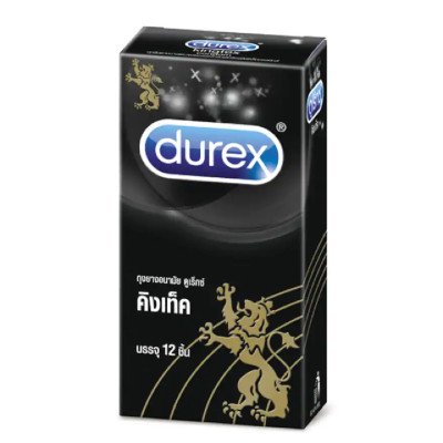 ดูเร็กซ์ คิงเท็ค ถุงยางอนามัย ผิวเรียบ ขนาด 49มม. 12 ชิ้น (Durex Kingtex 49mm Flat Condom 12pcs)