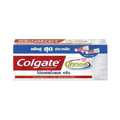 คอลเกต โททอล ยาสีฟัน โปรเฟลชั่นแนล คลีน ชนิดครีม 160กรัม x 2 หลอด (Colgate Total Professional Clean Paste Toothpaste 160g x 2 Tubes)