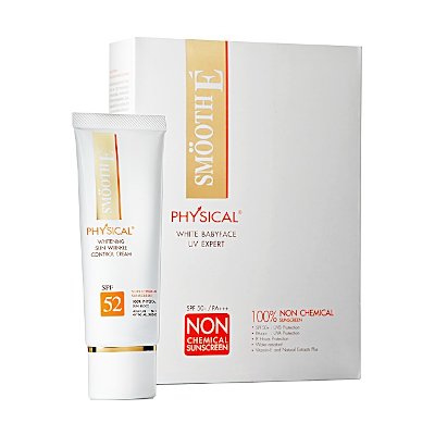 สมูท อี ฟิซิคอล ไวท์ เบบี้เฟซ ยูวี เอ็กซ์เพิร์ท ผลิตภัณฑ์ ครีมบำรุง ผิวหน้า ป้องกันแดด 15 มล. (Smooth E Physical White Babyface UV Expert 15g)