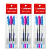 ราคา ม้า ปากกาลูกลื่น แพ็ค 3 ด้าม (Horse Ball Point Pen pack 3 pcs)