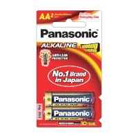 ราคา Panasonic ถ่านอัลคาไลน์ ขนาด AA แพ็ค 2 LR6T/2B