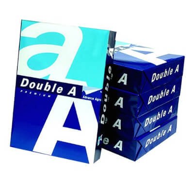 ดับเบิ้ล เอ กระดาษถ่ายเอกสารพรีเมี่ยม 80 แกรม ขนาด A4 210x297มม. 500 แผ่น x 5 รีม (Double A A4 210x297mm 80gsm. Premium White Copy Paper 500 Sheets x 5 Reams)