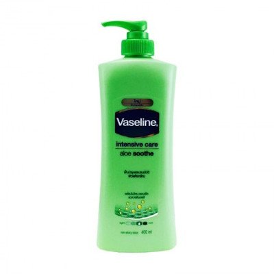 วาสลีน โลชั่น โททอล มอยส์เจอร์ ส่วนผสมจากว่านหางจระเข้บริสุทธิ์ 400มล. (Vaseline Total Moisture Aloe Fresh Lotion 400ml)