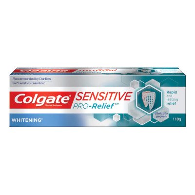 คอลเกต ยาสีฟัน เซนซิทีฟ โปรรีลีฟ 110กรัม (Colgate Sensitive Pro-Relief Toothpaste 110g)