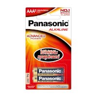 ราคา Panasonic ถ่านอัลคาไลน์ ขนาด AAA แพ็ค 2 ก้อน LR03T/2B