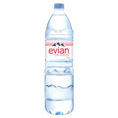 เอเวียง น้ำแร่ธรรมชาติ จากคาซาต เทือกเขาแอลป์ ฝรั่งเศส 1.5ลิตร (Evian Natural Mineral Water 1.5L)