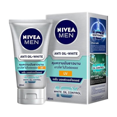 นีเวีย ฟอร์ เมน ไวท์เทนนิ่ง พอร์ มินิไมเซอร์ ครีมบำรุงผิวหน้า ผสมสารป้องกันแสงแดด 80 มล. (Nivea For Men Whitening Pore Minimiser Moisturiser UV Facial Cream 80ml)