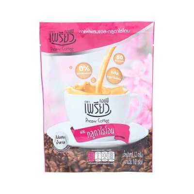 เพรียว คอฟฟี่ กาแฟผสมแอล-กลูตาไธโอน 120กรัม (Preaw Coffee Mix Coffee L - Glutathione 120g)