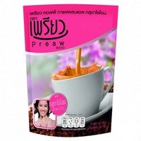 ราคา เพรียว คอฟฟี่ กาแฟผสมแอล-กลูตาไธโอน 120กรัม (Preaw Coffee Mix Coffee L - Glutathione 120g)
