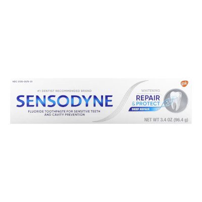 Sensodyne Repair & Protect Whitening Toothpaste 100g (เซ็นโซดายน์ รีแพร์ แอนด์ โพรเทคท์ ไวท์เทนนิ่ง ยาสีฟัน 100 กรัม)