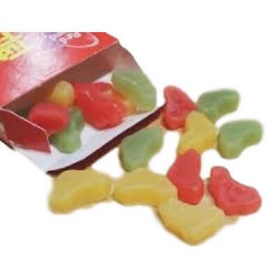 เรดแบนด์ ทุตตี้ฟรุตตี้ วุ้นเจลาติน รูปรถยนต์ 15กรัม (Red Band Tutti Frutti Car Shaped Artificial Fruit Pastilles 15g)