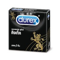 ราคา ดูเร็กซ์ คิงเท็ค ถุงยางอนามัย ผิวเรียบ ขนาด 49มม. 3 ชิ้น (Durex Kingtex Size 49mm. Smooth Condom 3 pcs)