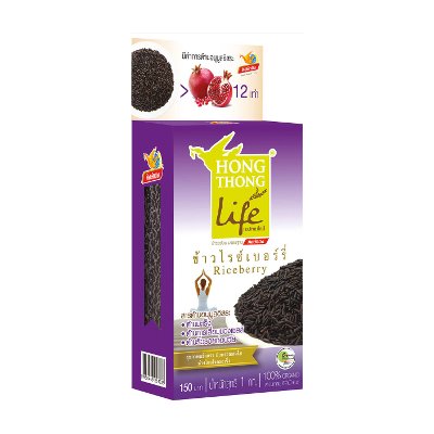 หงษ์ทองไลฟ์ ข้าวไรซ์เบอร์รี่ Organic 1 กิโลกรัม (Hongthong Life Rice Berry 1kg)