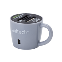 ราคา Anitech การ์ดรีดเดอร์ 5.1 RA448