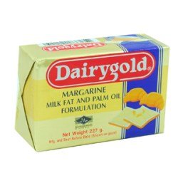 ราคา แดรี่โกลด์ เนยเทียม สูตรน้ำมันเนยผสมน้ำมันปาล์ม 227กรัม (Dairygold Milk Fat And Palm Oil Formulation Margarine 227g)