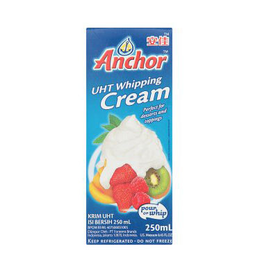 ราคา แองเคอร์ ยูเอชที วิปปิ้ง ครีม 1 ลิตร (Anchor UHT Whipping Cream 1L)