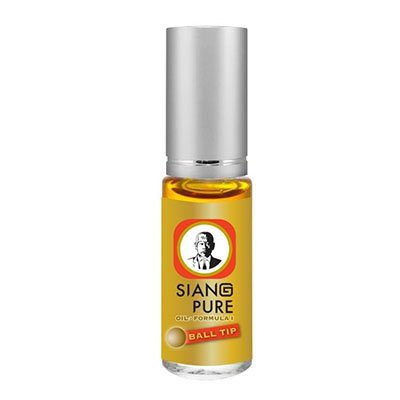 เซียงเพียวอิ๊ว ยาหม่องน้ำสูตร 1 ชนิดลูกกลิ้ง 3 ซีซี (Siang Pure Oil Formula I 3cc)