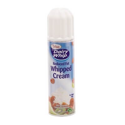 เดรี่ วิป วิปครีม ครีมแท้ชนิดธรรมดา 250กรัม (Dairy Whip Whipped Cream 250g)