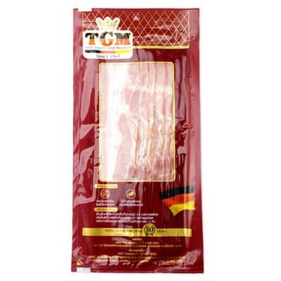 ทีจีเอ็ม เบคอนรมควัน 200กรัม (TGM Smoked Bacon 200g)