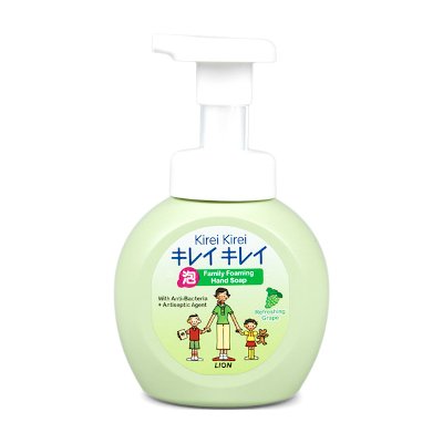 คิเรอิ คิเรอิ มอยเจอร์ไรซิ่ง โฟมล้างมือ กลิ่นองุ่น 250 มล. (Kirei Kirei Moisturizing Grape Family Foaming Hand Soap 250ml)