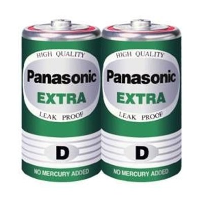 ถ่าน พานาโซนิค เอ็กซ์ตร้าเขียว ขนาด D แพ็ค 2 ก้อน (Panasonic Extra D R20ST/2SL)