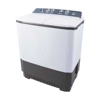 LG เครื่องซักผ้า 2 ถัง ระบบ Roller Jet Punch + 3 ขนาดซัก 9.5 กก. รุ่น WP-1350ROT