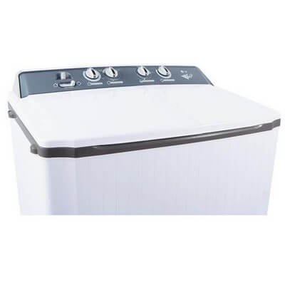 LG เครื่องซักผ้า 2 ถัง ระบบ Roller Jet Punch + 3 ขนาดซัก 9.5 กก. รุ่น WP-1350ROT