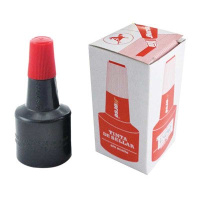 ตราม้า หมึกเติมแท่นประทับตรา สีแดง 28 ซีซี (Horse Red Endorsing Ink 28cc)