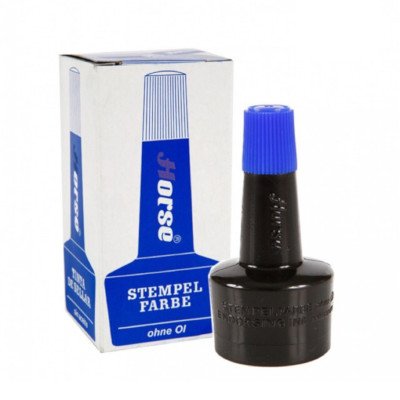 ตราม้า หมึกเติมแท่นประทับตรา สีน้ำเงิน 28 ซีซี (Horse Blue Endorsing Ink 28cc)