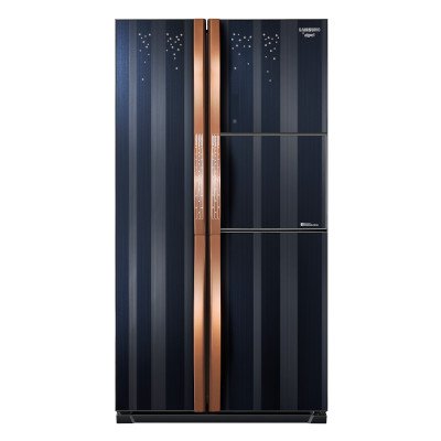 Samsung ตู้เย็น 2 ประตู Side by Side ขนาด 24.8 คิว รุ่น RS26MBZBL