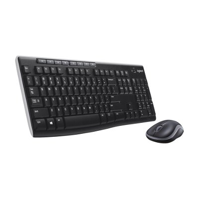 Logitech Wireless Combo Keyboard and Mouse รุ่น MK270 (MK270R)