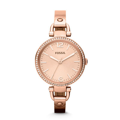 นาฬิกา Fossil Georgia Glitz Three Hand Stainless Steel Watch รุ่น ES3226