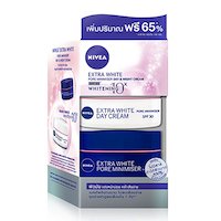 ราคา นีเวีย เอ็กซ์ตร้าไวท์ เดย์แอนด์ไนท์ ครีมบำรุงผิวหน้าสำหรับกลางวัน + กลางคืน สูตรพอร์มินิไมเซอร์ 1 ชุด (Nivea Extra White SPF30 Pore Minimiser Day & Night Cream Set 1 Set)