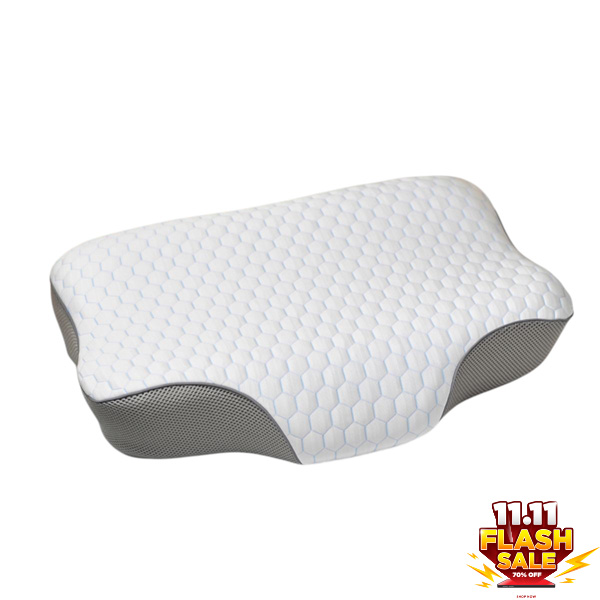 ราคา ergotrend หมอนเพื่อสุขภาพปรับระดับสูงต่ำ orthospine adjustable ergonomic pillow ขนาด w60 x d45 x h8-11 ซม. สี ขาว (10969364) NocNoc.com