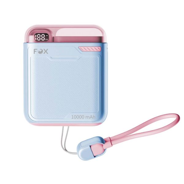 พาวเวอร์แบงค์ FOX Mini 10000 mAh Magnetic GC1003 Blue (8856847279152)