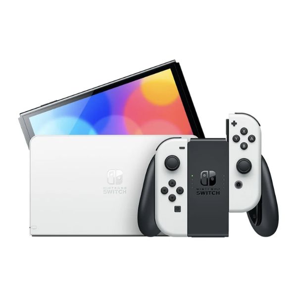 ราคา ชุดเครื่องเกมคอนโซล Nintendo Switch Console OLED Bundle Mario Kart 8 สี White (4902370552386) Dotlife