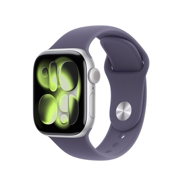 ราคา Apple Watch Series 11 GPS + Cellular 42mm Silver Aluminium Case with Purple Fog Sport Band - M/L (195950470444) Banana