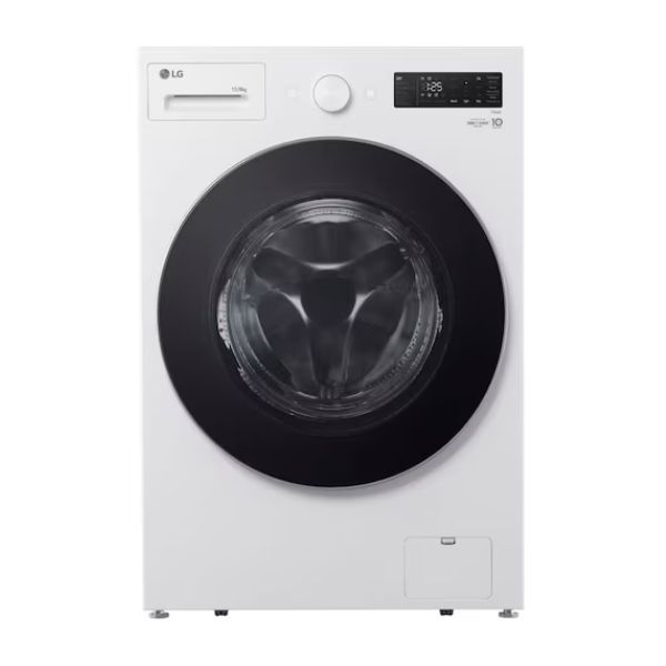 ราคา เครื่องซักอบผ้าฝาหน้า LG F2515RNEW 15/8 กก. 1100RPM อินเวอร์เตอร์ สีขาว (1298722) HomePro