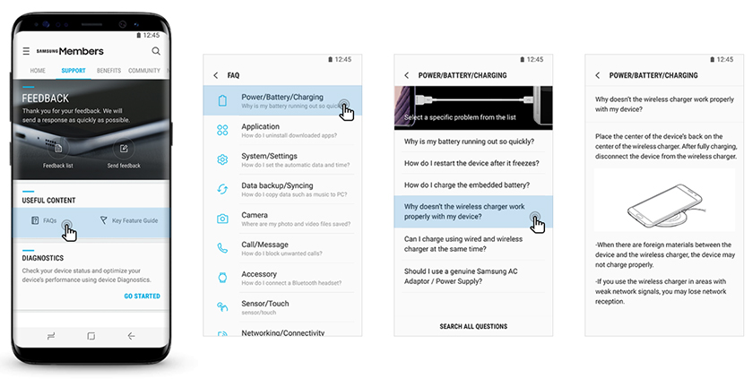 Preview samsung members app